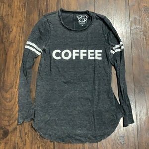 Chaser Women’s Long Sleeve Coffee Tee Shirt